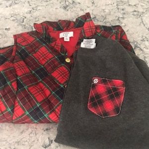 Girls Christmas vest and shirt